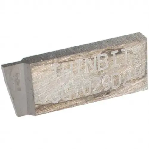 Grooving Insert: SGI029 Dura-Max 2000, Solid Carbide Bright/Uncoated