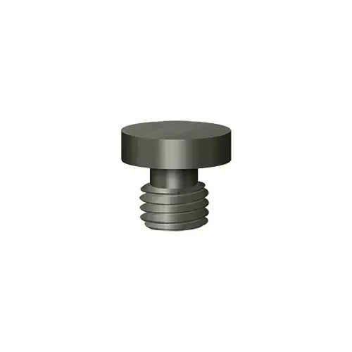 Button Tip; Antique Nickel Finish Button Tip; Antique Nickel Finish