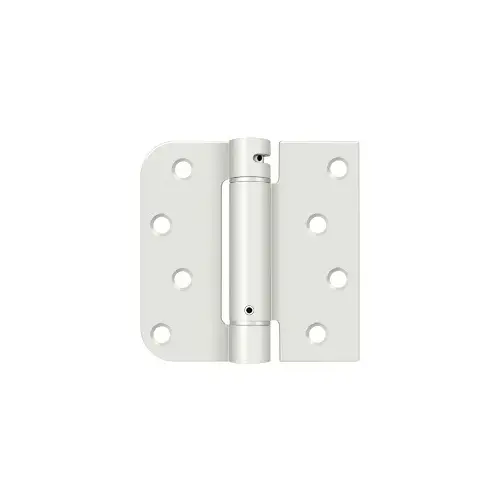 4" x 4" x 5/8" x SQ Spring Hinge, UL Listed in Prime Coat White 4" x 4" x 5/8" x SQ Spring Hinge, UL Listed in Prime Coat White