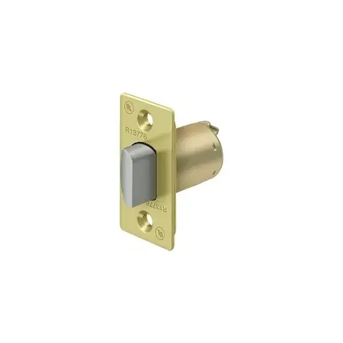 GR1 Reg. Latch Pass/Priv, 2-3/8" in Polished Brass