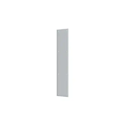 PP3520 Push Plate 3-1/2" x 20" Brass or Stainless Steel Brushed Chrome PP3520 Push Plate 3-1/2" x 20" Brass or Stainless Steel Brushed Chrome
