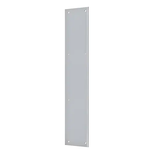 PP3520 Push Plate 3-1/2" x 20" Brass or Stainless Steel Brushed Chrome PP3520 Push Plate 3-1/2" x 20" Brass or Stainless Steel Brushed Chrome