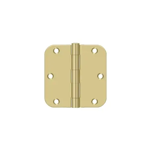 3-1/2" x 3-1/2" x 5/8" Radius Hinge, Residential Thicknes - 2 per pack x50 packs 3-1/2" x 3-1/2" x 5/8" Radius Hinge, Residential Thicknes - 2 per pack x50 packs