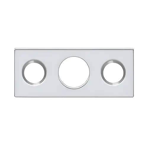 Strike Plate For 7" Flush Bolt in Polished Chrome Strike Plate For 7" Flush Bolt in Polished Chrome