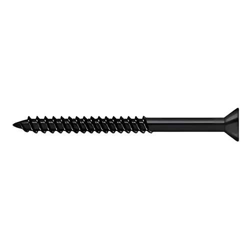 Wood Screw; ST; #10 x 2-1/2"; Paint Black Finish