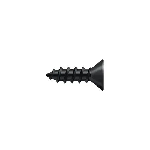 Wood Screw, Steel, #12 x 3/4" in Paint Black