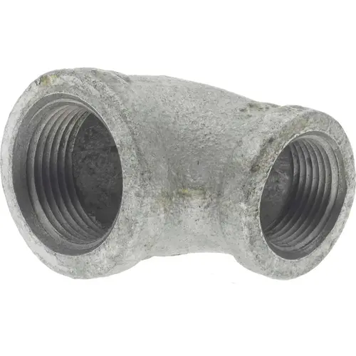 Malleable Iron Pipe 90 degree Reducing Elbow: 1 x 3/4" Fitting Malleable Iron Pipe 90 degree Reducing Elbow: 1 x 3/4" Fitting