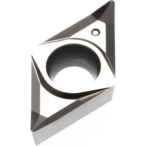 Turning Insert: DCGT32.50.4FN-ALU AK10, Solid Carbide Bright/Uncoated Turning Insert: DCGT32.50.4FN-ALU AK10, Solid Carbide Bright/Uncoated