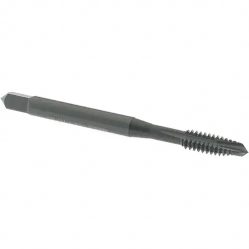 Spiral Point Tap: #10-24 UNC, 3 Flutes, Plug, 2B/3B Class of Fit, Vanadium High Speed Steel, Oxide Coated Spiral Point Tap: #10-24 UNC, 3 Flutes, Plug, 2B/3B Class of Fit, Vanadium High Speed Steel, Oxide Coated