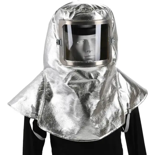 Universal Size, Aluminized Blended Kevlar Hood