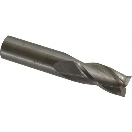 Square End Mill: 3/4 inch Dia, 1-1/2 inch LOC, 3/4 inch Shank Dia, 4 inch OAL, 3 Flutes, Solid Carbide