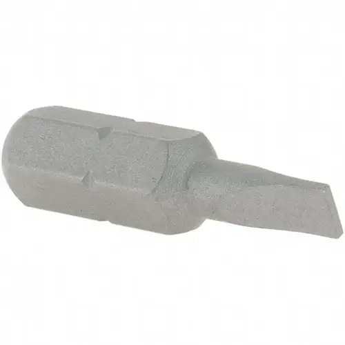 3/16" x 0.034" Blade, 1/4" Drive Slotted Screwdriver Bit - pack of 3 3/16" x 0.034" Blade, 1/4" Drive Slotted Screwdriver Bit - pack of 3