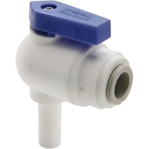 Tube Elbow Union Bi-Directional Manual Ball Valve: 1/4 x 3/8" Pipe, Full Port Tube Elbow Union Bi-Directional Manual Ball Valve: 1/4 x 3/8" Pipe, Full Port