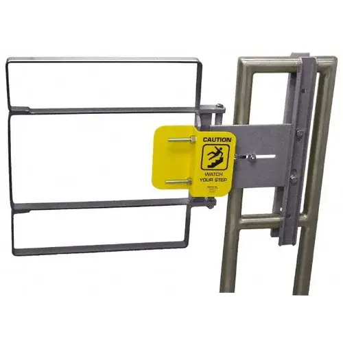 Galvanized Carbon Steel Self Closing Rail Safety Gate