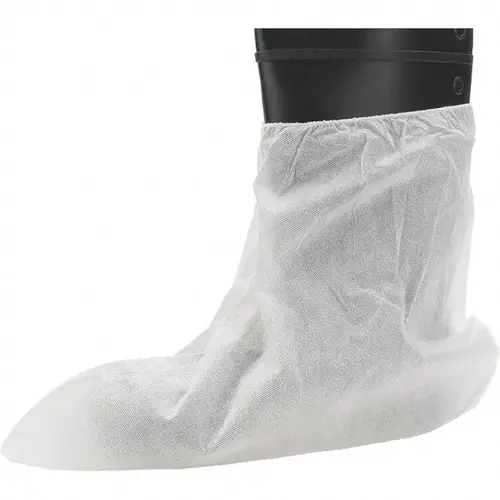 Boot Cover: Polypropylene, White - pack of 50