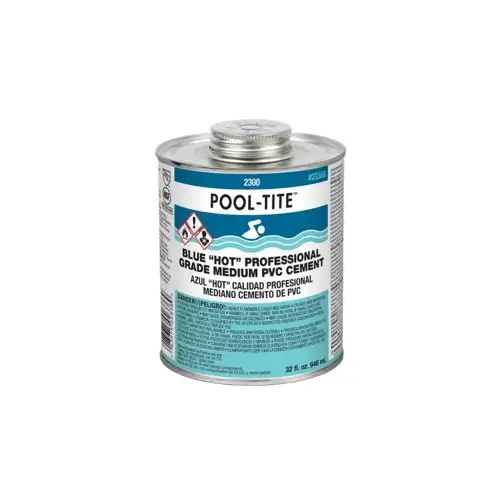 Pool-Tite Blue Cement - Quart