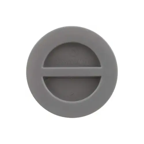 1.5" Flat Plug w/ Gasket, Light Gray