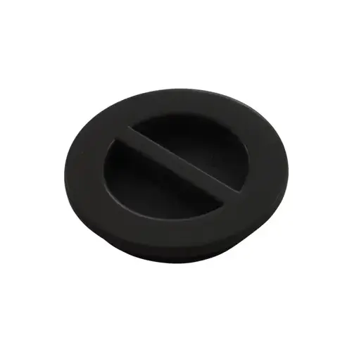 1.5" Flat Plug w/ Gasket, Black 1.5" Flat Plug w/ Gasket, Black