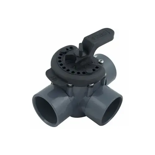 2"-2.5" 3-port Pvc Diverter Valve Black 2"-2.5" 3-port Pvc Diverter Valve Black