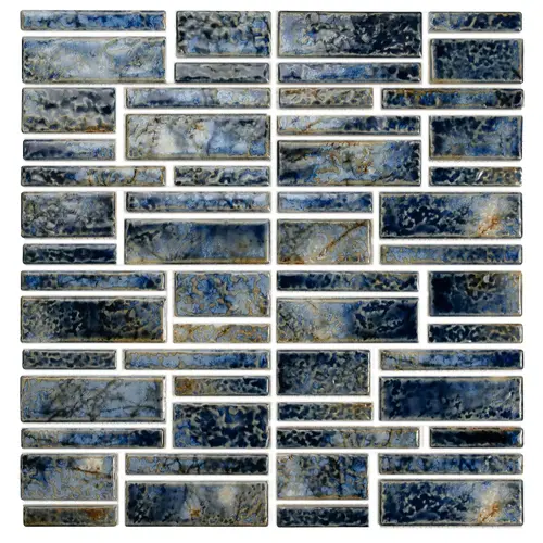 Pilos Autumn Blue Random Sizes Tile