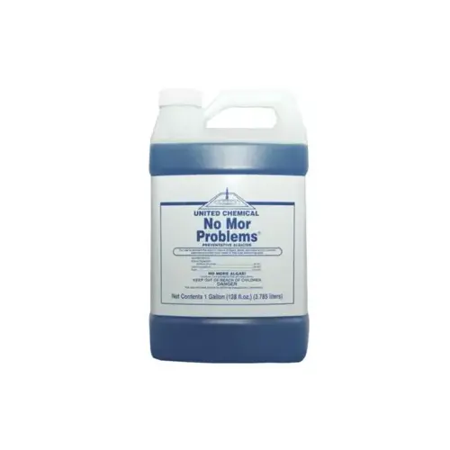 Gallon Bottle No Mor Problems Algicide Blue