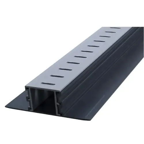 Adjustable Paver Drain, Gray - 10 ft Lengths Adjustable Paver Drain, Gray - 10 ft Lengths