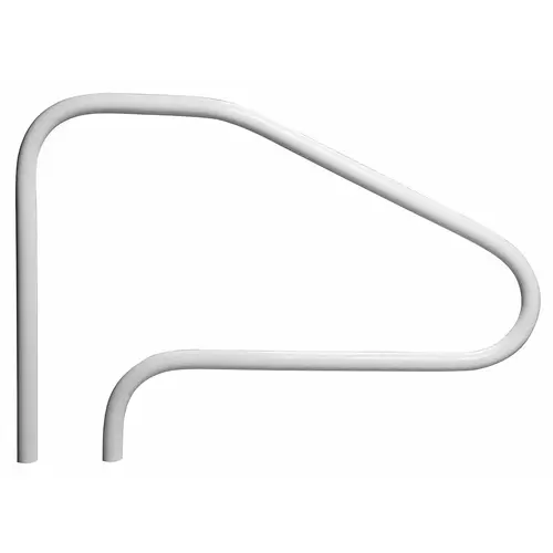 Return-To-Deck Figure-4 Hand Rail, White Return-To-Deck Figure-4 Hand Rail, White
