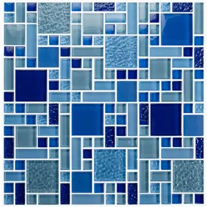 TileXpressions TX-CBR Crystal Blue Random Tile Sizes