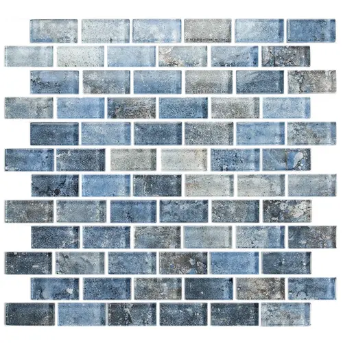 Element Blue Granite 1 X 2 Tile