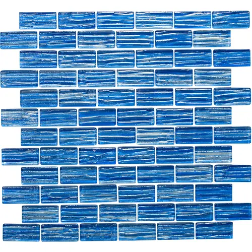 Tsunami Blue 1 X 2 Tile