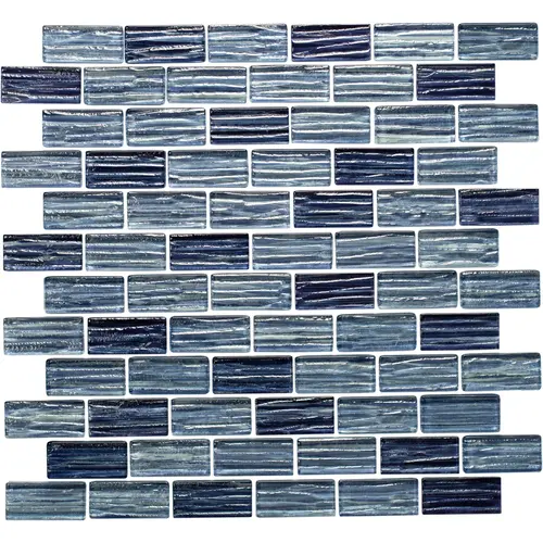 Tsunami Mix Cobalt/Sky 1 X 2 Tile