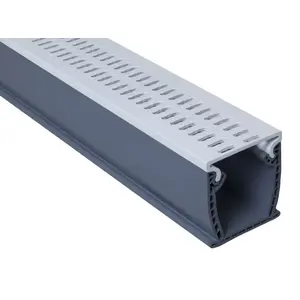 Stegmeier FM3W 10' X 3" Flowmaster 3 Commercial Deck Drain White