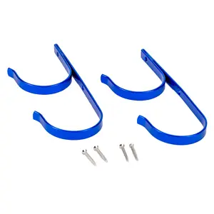 TropiClear TC-35607 Aluminum Pole Hangers Set Of 2 w/Hardware