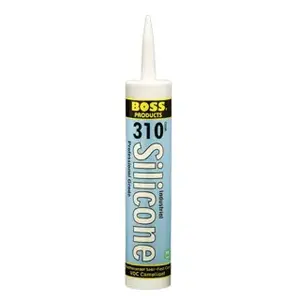 ACCUMETRIC, LLC 80333 SILICONE GROUT ADHESIVE WHITE 3oz