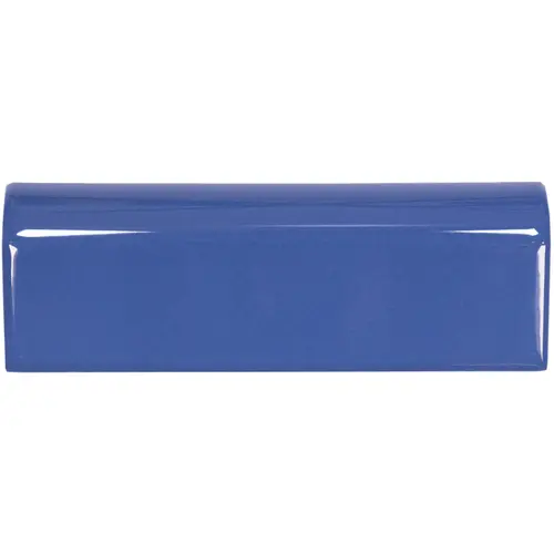 TILE 2X6 BULLNOSE COLONIAL BLUE MUDCAP TILE 2X6 BULLNOSE COLONIAL BLUE MUDCAP