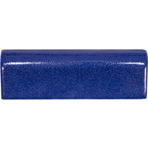 Tile 2X6 Sapphire Bullnose Mudcap, Skid Resistant