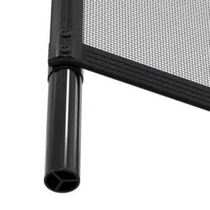 SAFE ZONE FENCING, LLC. PBF-12 Pool Sitter Safety Fence, Black (4 ft X 12 ft Section)