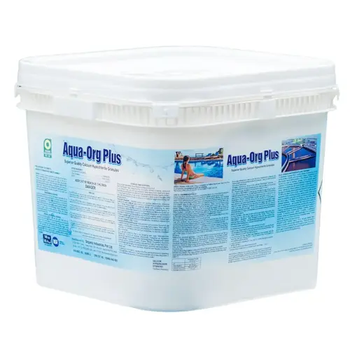 AQUA-ORG PLUS POOL SHOCK 100LB CALCIUM HYPOCHLORITE 65%