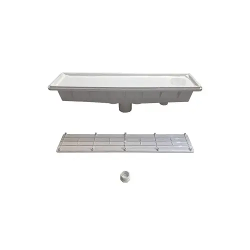 PENTAIR SINGLE SUCTION WHITE PEBBLE TOP CHANNEL DRAIN-AVSC PENTAIR SINGLE SUCTION WHITE PEBBLE TOP CHANNEL DRAIN-AVSC