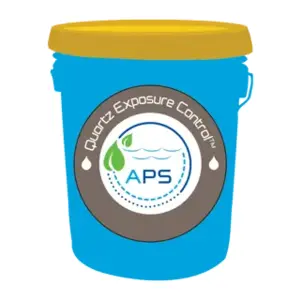 ADVANCED PEBBLE SOLUTIONS LLC APS-GRE-FL APS 5-GALLON GREEN LIQUID EXPOSURE AGENT - QUARTZ