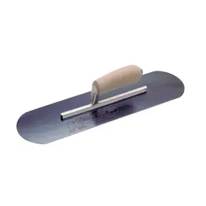 STREAMLINE SUPPLY , LLC JZ3002 12" TROWEL BLUE STEEL 4" WIDE 5 RIVOT