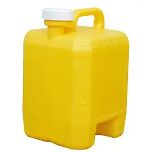 CKS Packaging JJ-25 2.5GAL YELLOW JERRY JUG W/CAP 2.5GAL YELLOW JERRY JUG W/CAP