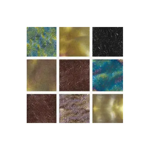 Ab-2214 Glass Mosaic 2x2 Aurora Borealis Wonder Ab-2214 Glass Mosaic 2x2 Aurora Borealis Wonder