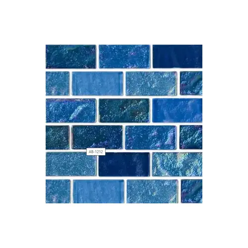 Aurora Borealis Mystic 1X2 Glass Tile Aurora Borealis Mystic 1X2 Glass Tile