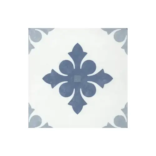 Castile Toledo Blue 6X6 Porcelain Tile