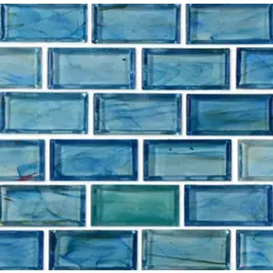 AQUABELLA LLC FJ1298 Fjord Silent 1X2 Glass Tile