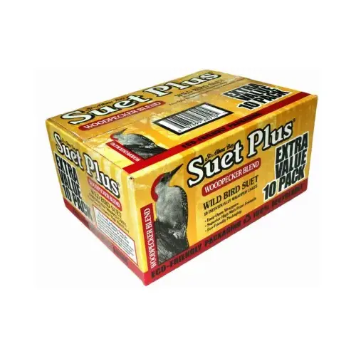 Feathered Friend Wild Bird Food, Suet - pack of 10