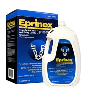 BI Animal Health USA 154210 Eprinex Pour-On Dewormer for Beef & Dairy Cattle - 10 Liters
