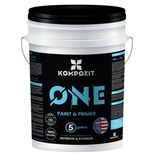 ONE Paint & Primer 100% Acrylic White 5 Gallon