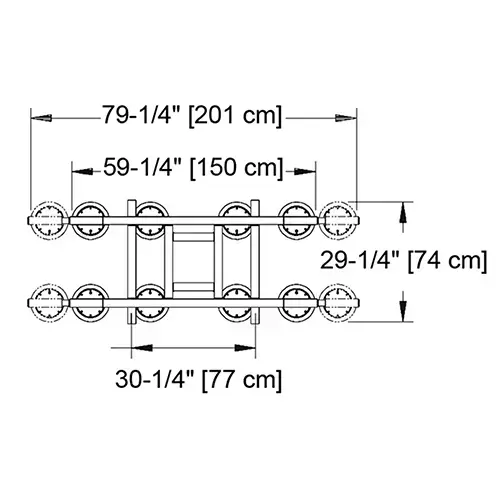 Interchangeable Pad Frame for MRPT8 - 30" x 31" / 60-80" Pad Spread Interchangeable Pad Frame for MRPT8 - 30" x 31" / 60-80" Pad Spread